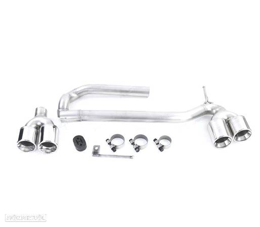 KIT PONTEIRAS DE ESCAPE DUPLA PARA BMW F10 F11 F12 F13 10-18 LOOK M PERFORMANCE DUPLA - 4