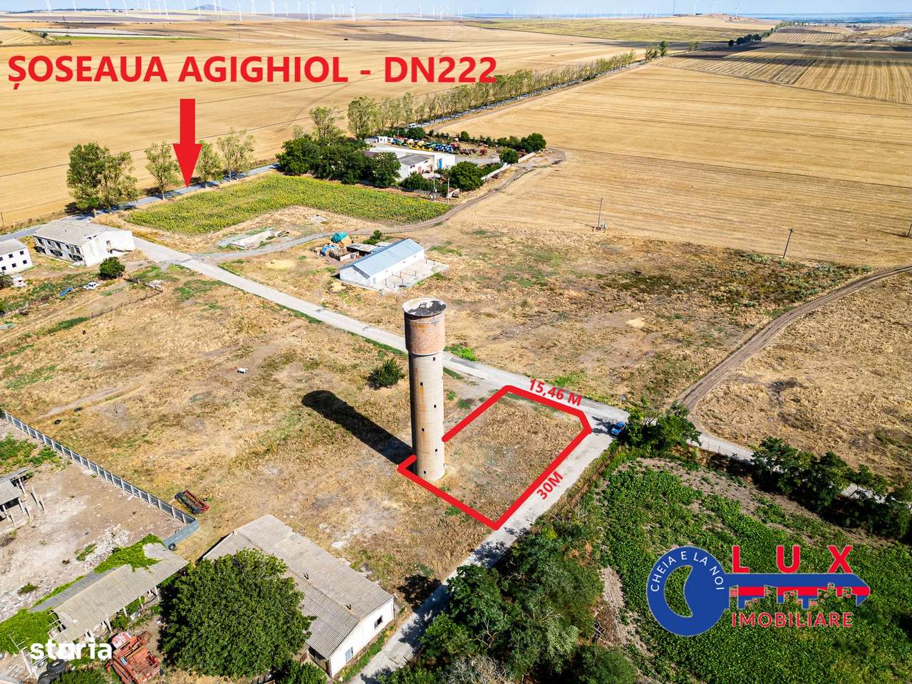 ID 7863 EXCLUSIVITATE - Teren intravilan la 6 minute de Tulcea - Imagine principală: 1/8