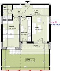 CORVARIS RESIDENCE TITAN - Parcul Teilor - Apartament 2 camere cu grad