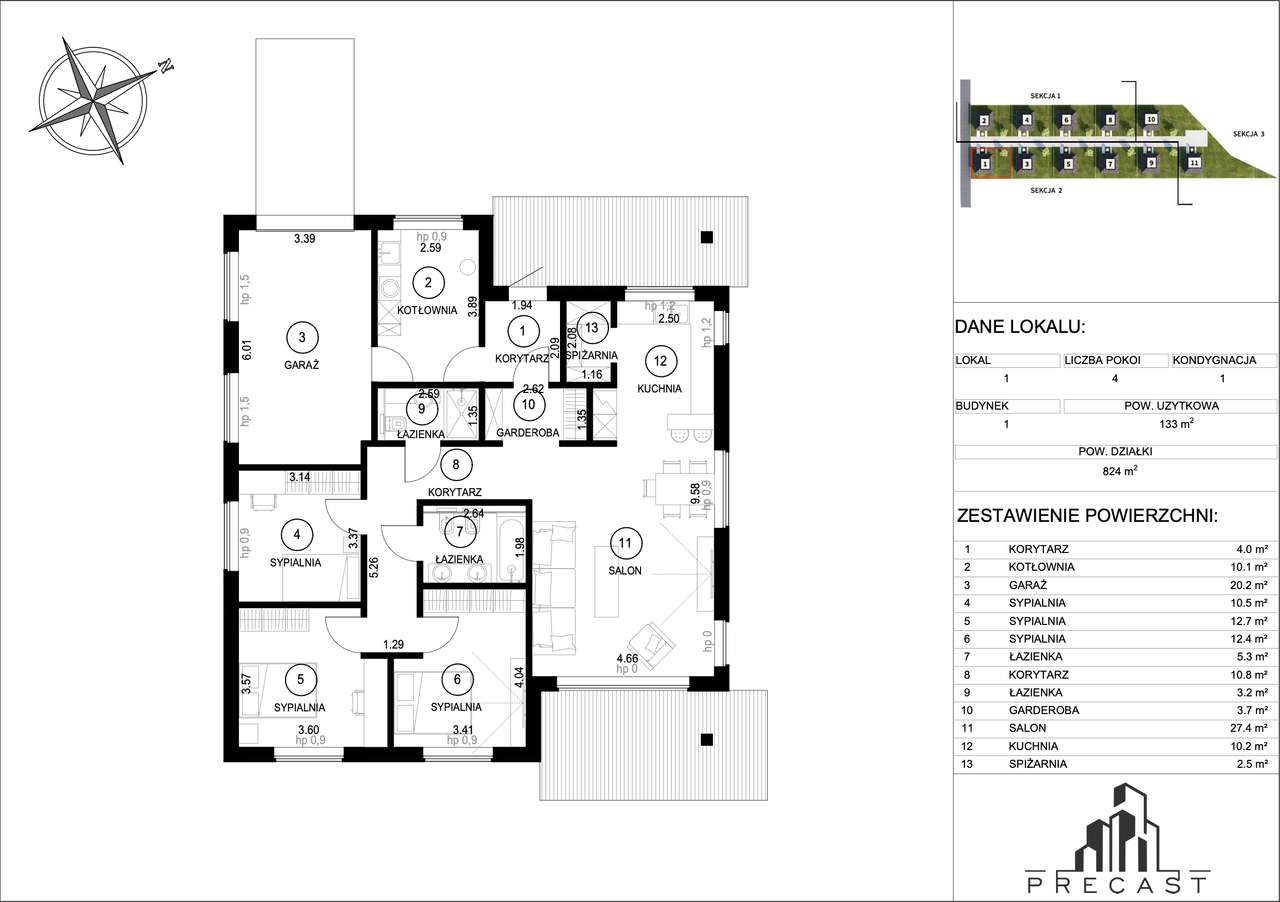 Dom parterowy jednorodzinny - Wola Przypkowska (25 min od Warszawy) #1 - Pełny obrazek: 2/7