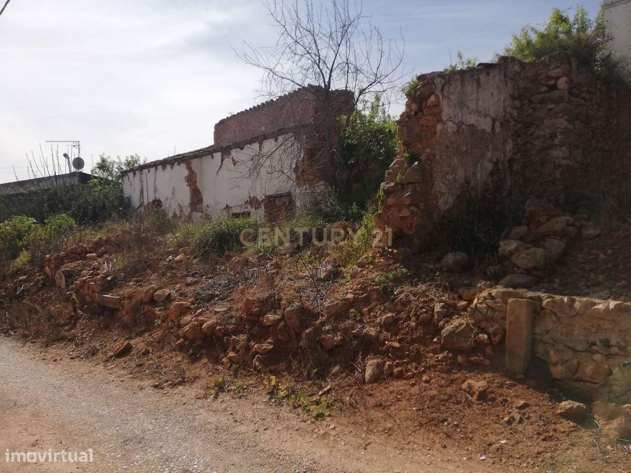 Terreno com ruína, em Messines de Cima - Grande imagem: 4/12
