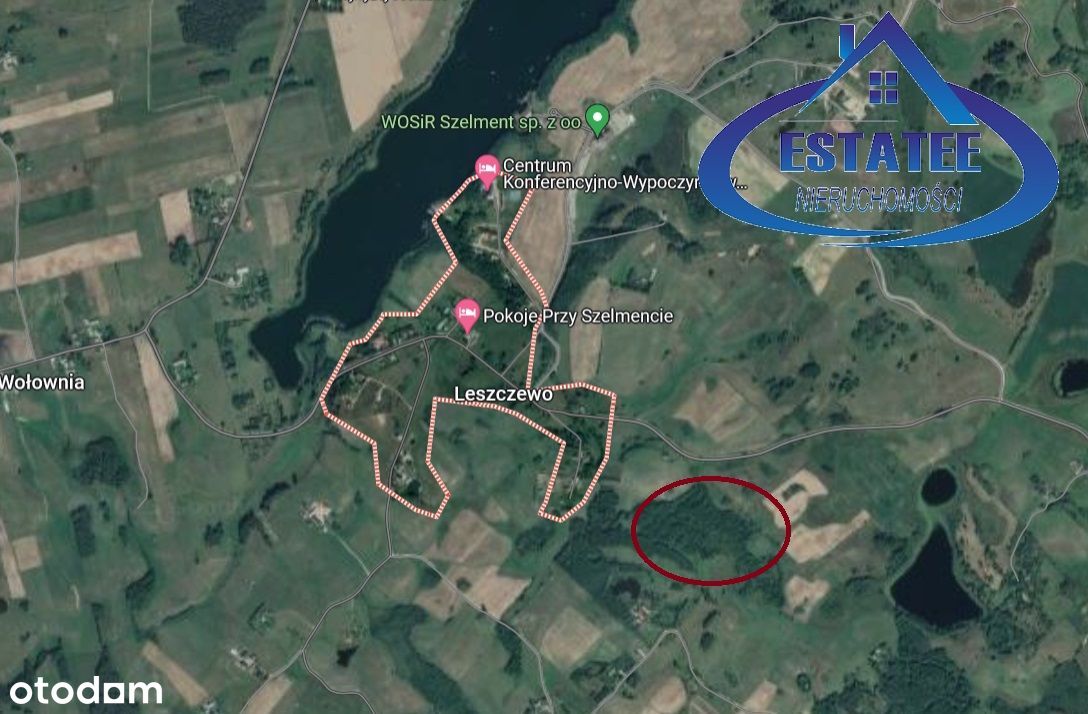 Działki rolne 0,5 ha, Leszczewo, gm. Jeleniewo