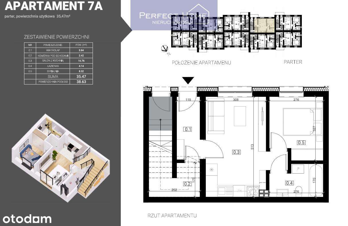 Apartament 2 pokojowy na zamkniętym osiedlu.-11