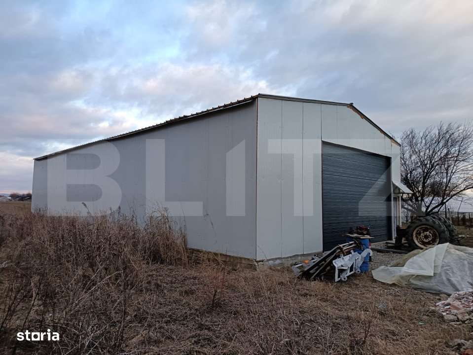 Hala Industriala 200 mp, Teren 4500 mp, zona Pietrosani PH