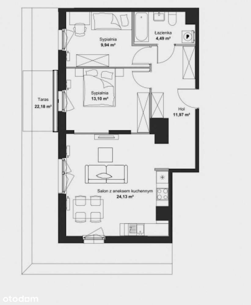 Gotowe w IV kw 2025, z Tarasem blisko Las! - Pełny obrazek: 5/5