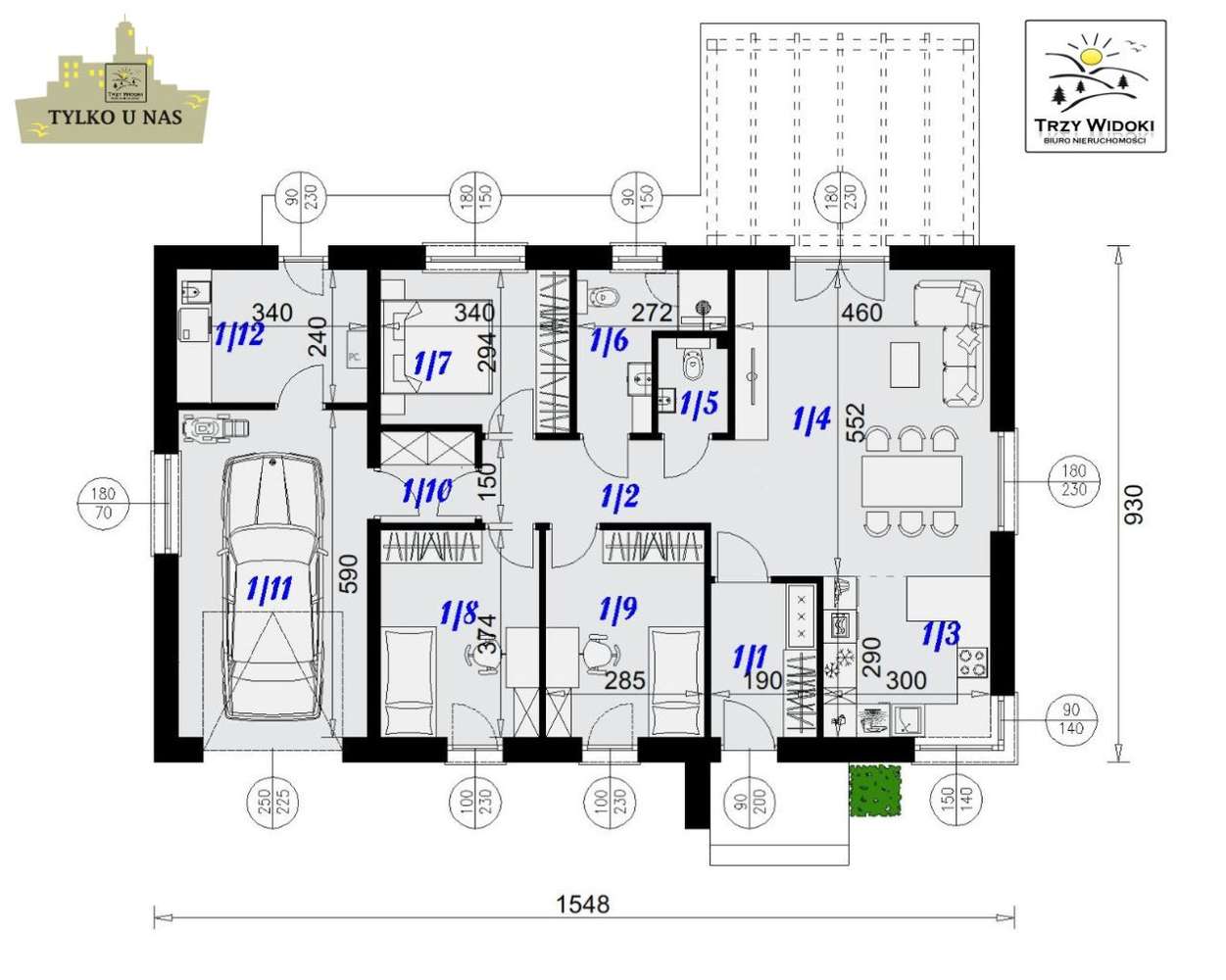 **Parterowy**Funkcjonalny**Garaż**Duża działka**-2