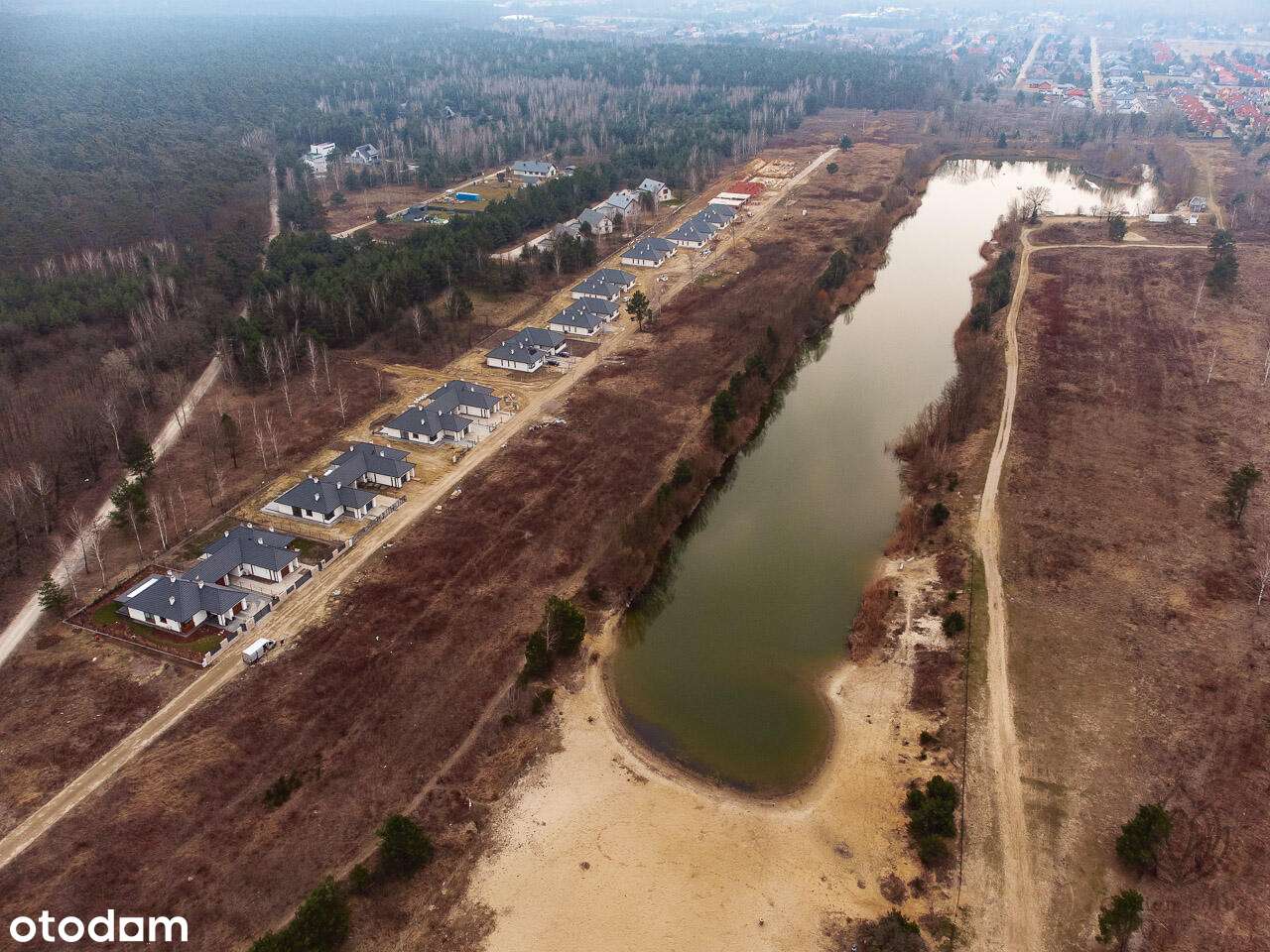 Pod inwestycję bliżniaków-plaża w lesie tuż obok!-14