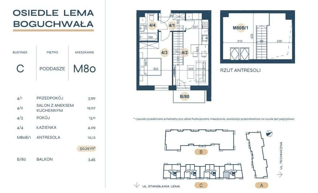 Osiedle Lema Boguchwała-3 Pokoje Z Antresolą - Pełny obrazek: 5/5