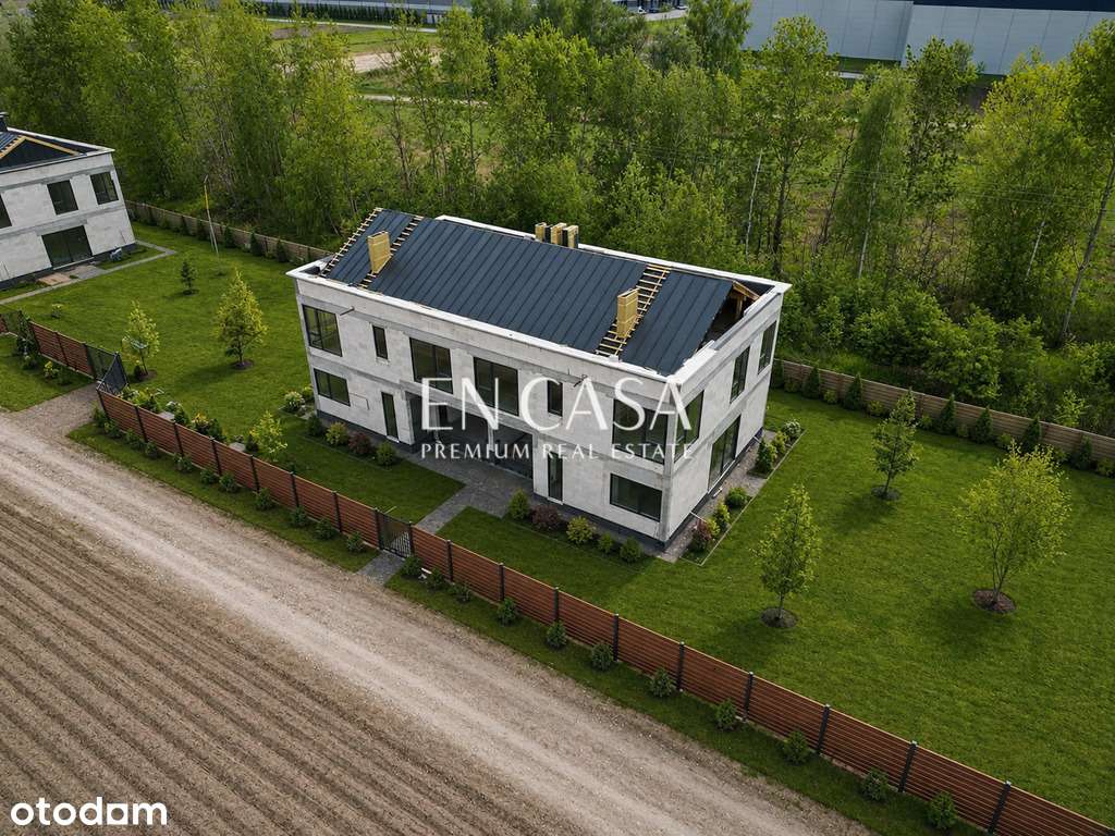 Nowoczesny bliźniak 157 m² na działce 500 m²