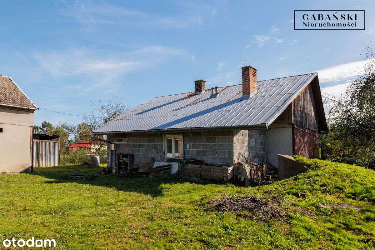 Drewniany dom z budynkami gospodarczymi - Pawłów - Pełny obrazek: 5/20