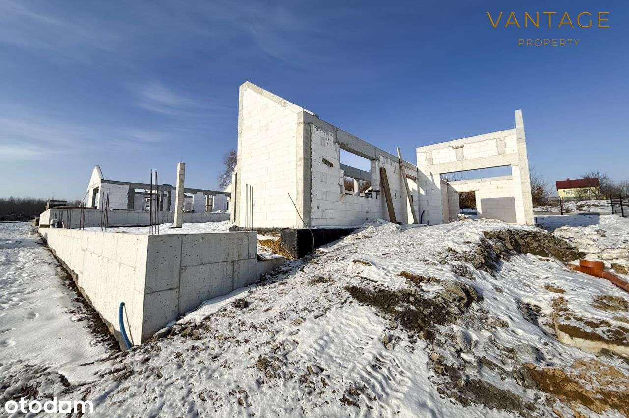 Nowoczesny dom parterowy z garażem (powiat wielicki)-7