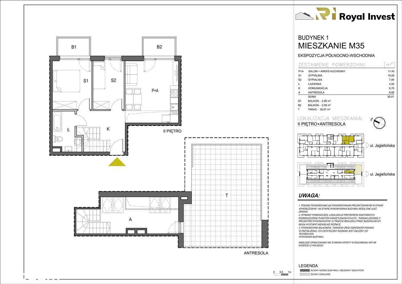 Jagiellońska Park | mieszkanie 4-pok. | A35 - Pełny obrazek: 2/7