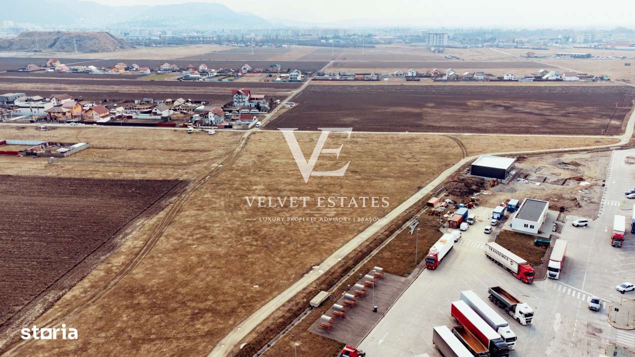 Teren 9.026 mp Sanpetru/Brasov – PUZ Aprobat Blocuri P+2E+M-7