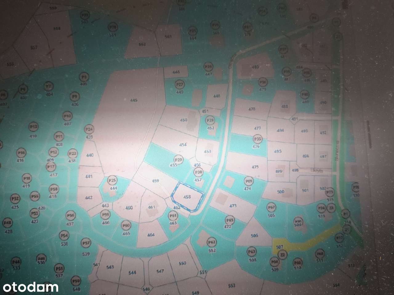 Atrakcyjna  działka budowlana Zawada koło Piły 650m2 na wzniesieniu. - Pełny obrazek: 3/3