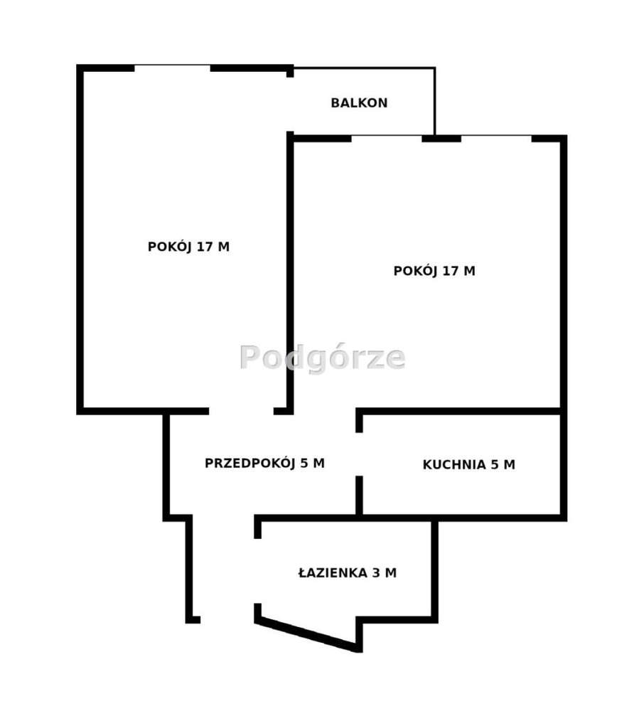 Wysokie sufity, centrum Krakowa – pohled 4