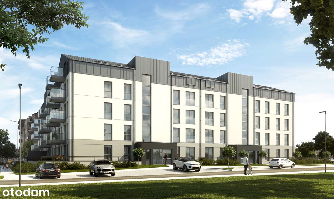 2-pokojowe mieszkanie z tarasem – Nowa Ziołowa, Augustów – 33,88 m² - Pełny obrazek: 4/7