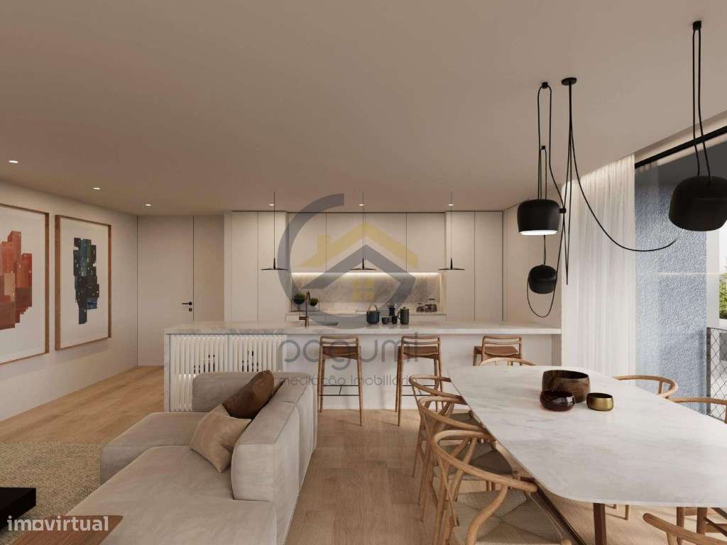 Apartamento T2 Novo no Centro de Paredes - Estilo Contemporâneo, Co... - Grande imagem: 5/19