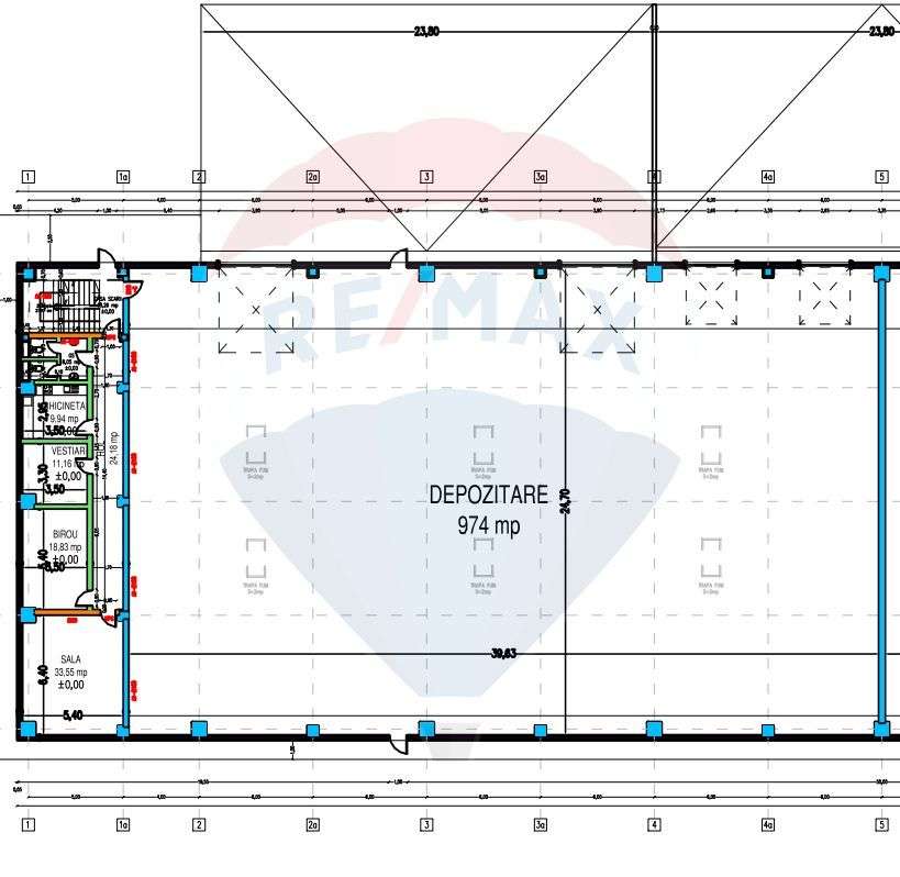 Spațiu industrial de 875mp de închiriat în zona Exterior Vest - Imagine principală: 5/13