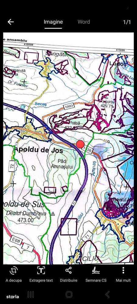 Teren, 10.400 mp lângă Autostrada A1 iesire loc Apoldu de Jos-6