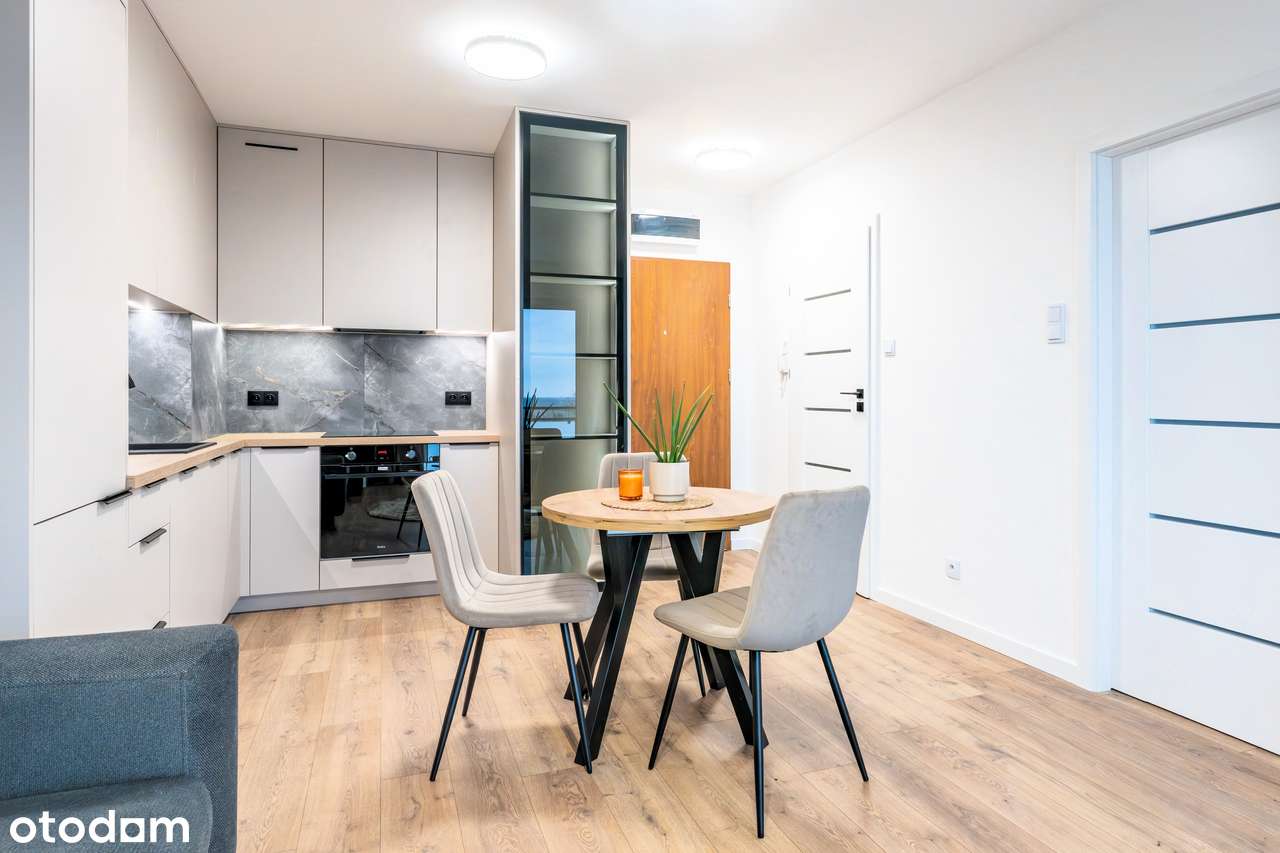 Nowoczesne 2-pokojowe mieszkanie z balkonem + piwnica + klimatyzacja-11