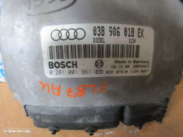 Centralina 0281001961 038906018EK AUDI A4 B5 1999 1.9TDI 8V 110CV 4P CINZA BOSCH - 4