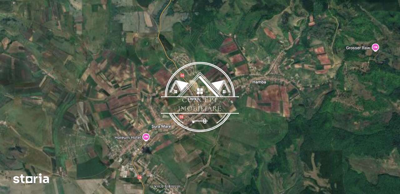 Teten intravilan de vanzare in Sibiu, 533 mp, in localitatea Hamba-2