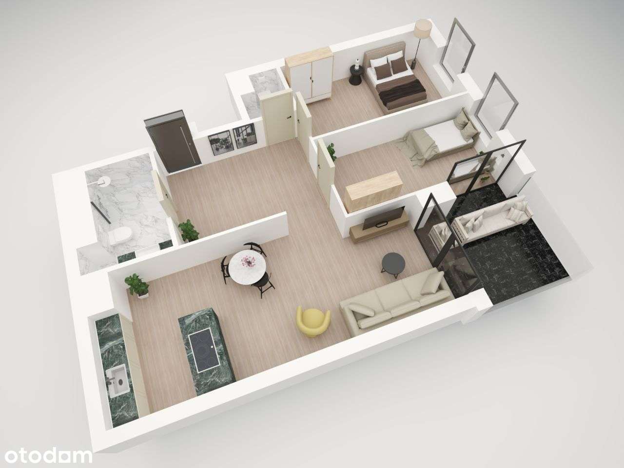 Mieszkanie nr 72 - Pełny obrazek: 2/7