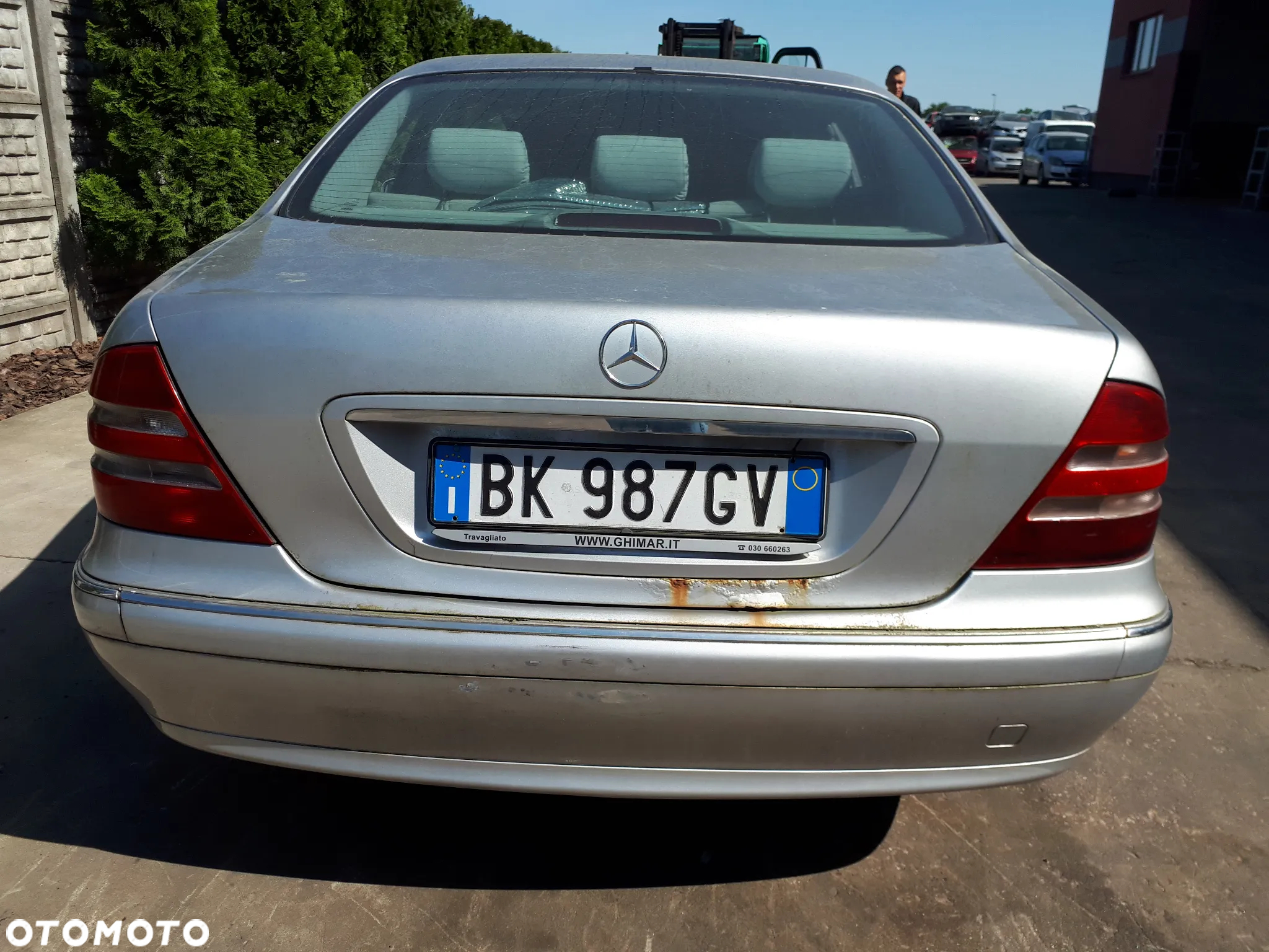 MERCEDES W220 S KLASA 98-02 ZDERZAK PRZÓD PRZEDNI KOMPLETNY 744 - 8