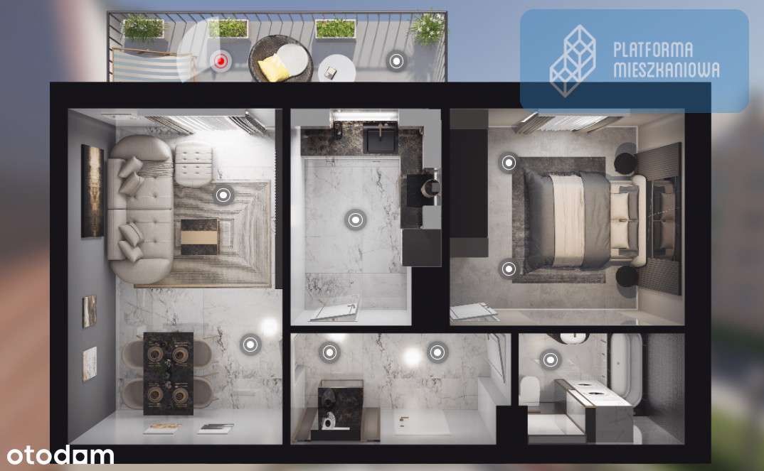 Całe piętro gratis! Mieszkanie z poddaszem! - Pełny obrazek: 4/15