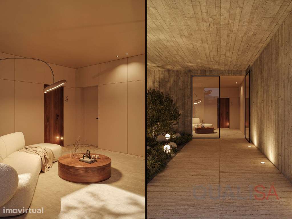 Apartamento T1 novo com varanda em empreendimento de luxo no centro...-9