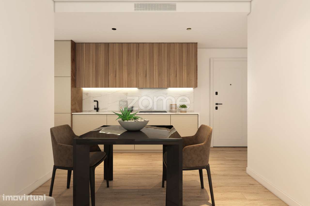 Apartamento T1, 52,4m2, F/R AE, Vila F. S. Martinho, Barcelos - Grande imagem: 3/9