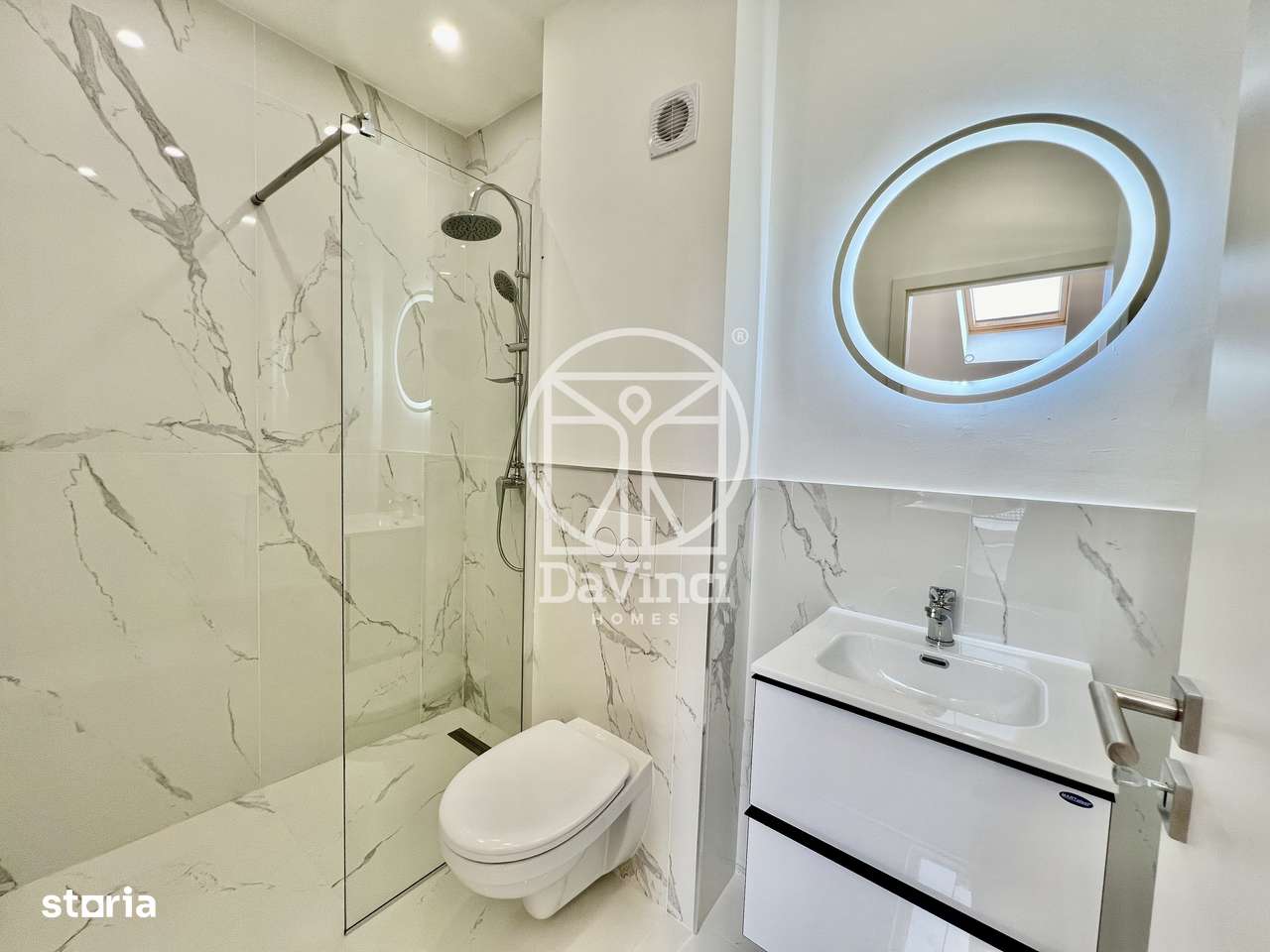 Penthouse 2 camere, 2 bai, mobilat complet, intabulat contoare montate-7