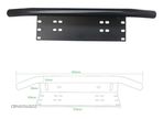 Suport Numar Auto, Cu Suport Pentru Led Bar, Led Proiectoare, Bull Bar - 6