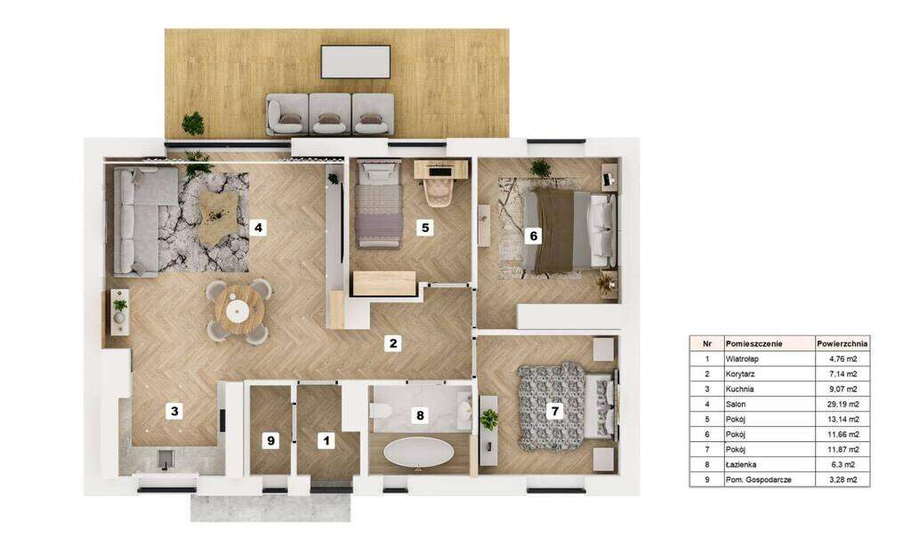 Dom parterowy w Stargardzie. - Pełny obrazek: 5/8