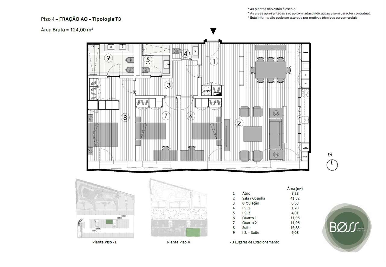 Apartamento T3 no Boss Gardens em Paranhos, Porto-20
