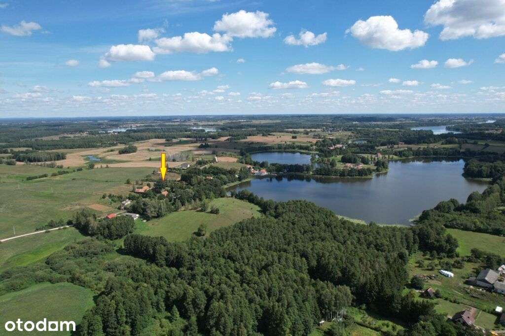 Działka z WZ na wzniesieniu nad jeziorem Lepaki Wielkie.-2