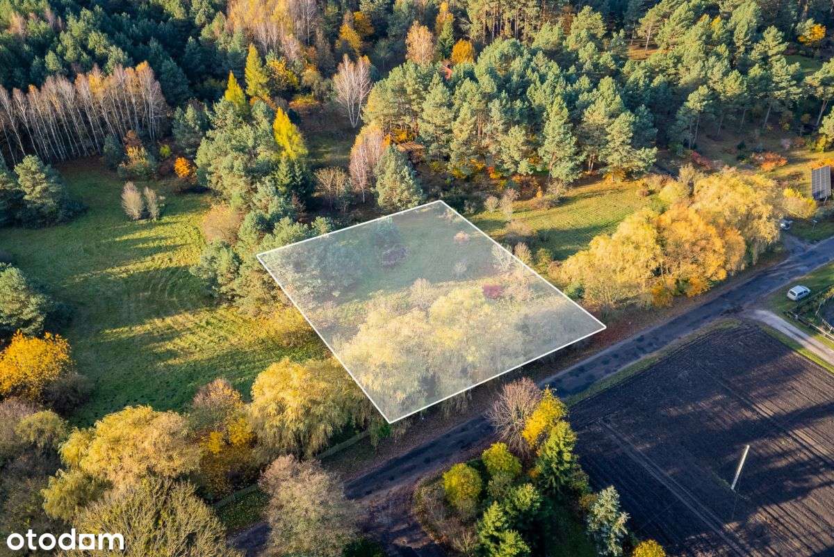 Działka budowlana tuż przy lesie WZ-0