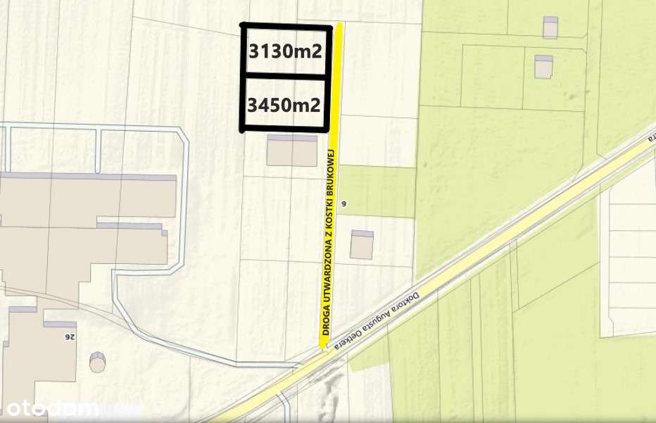 Działka z MPZP Przemysłowo Usługowo Mieszkalna Łebcz - Pełny obrazek: 4/4