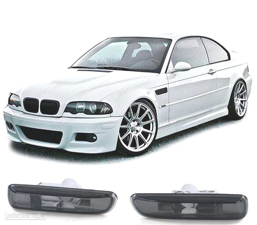 PISCAS LATERAIS PARA BMW E46 98-01 ESCURECIDOS - 1