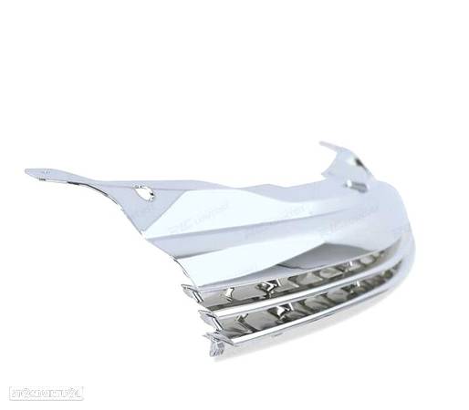 GRELHA FRONTAL SEM SÍMBOLO PARA OPEL ASTRA H 04-07 CROMADA - 5