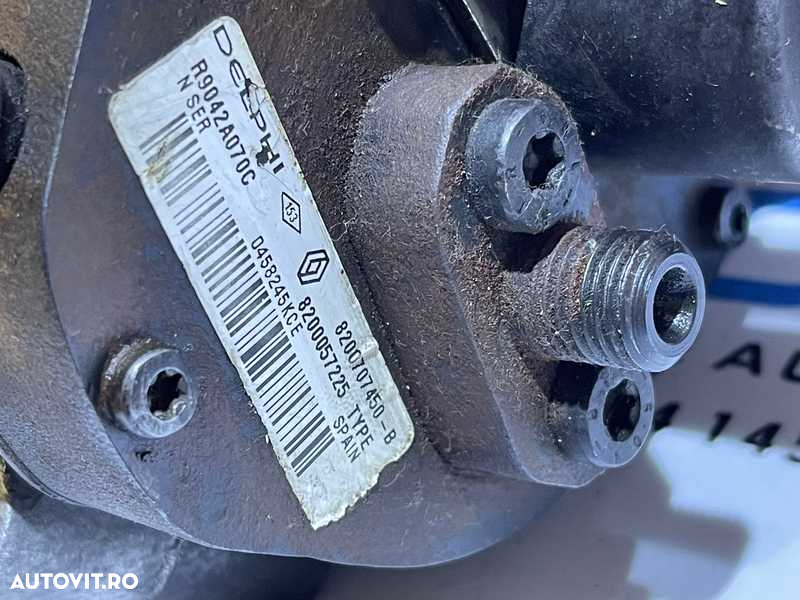 Pompa Injectie Verificata Renault Captur 1.5 DCI 2013 - Prezent Cod 8200707450B 8200707450 820057225 R9042A070C - 4