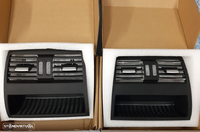 Grelhas ventiladores consola central tablier Bmw F10 e F11 Série 5 (64229172167) NOVO - 1