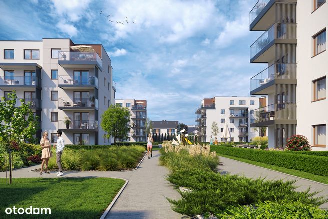 3-pokojowe mieszkanie 62m2 + balkon Bezpośrednio