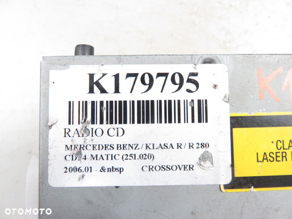 RADIO MERCEDES R W251 A2518708089 - 14