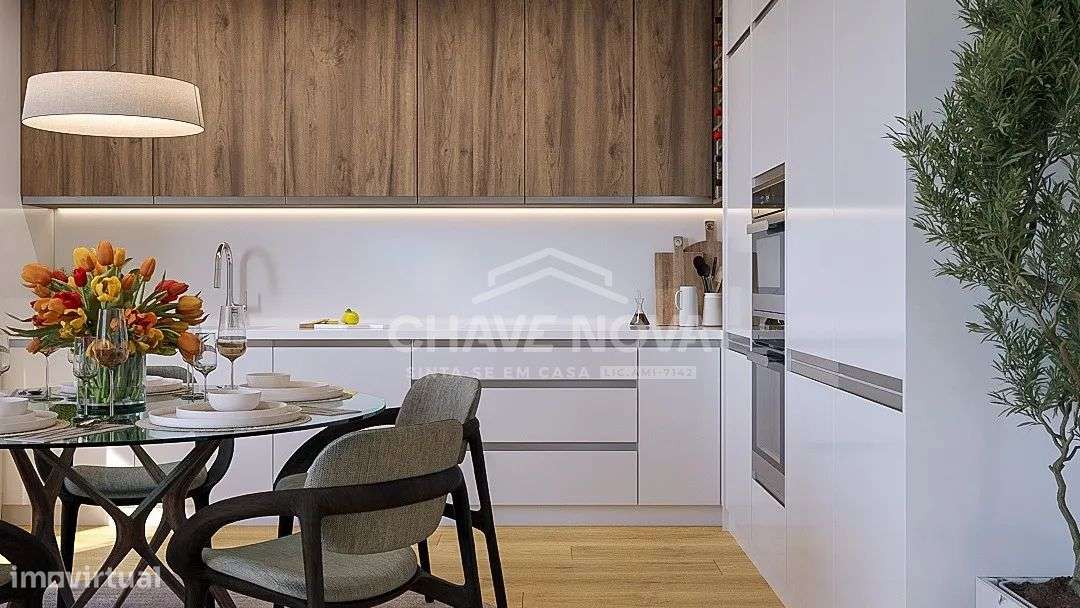 Apartamento T2 Novo Penúltimo Piso c/ 2 Lugares de Garagem em Arcozelo-7