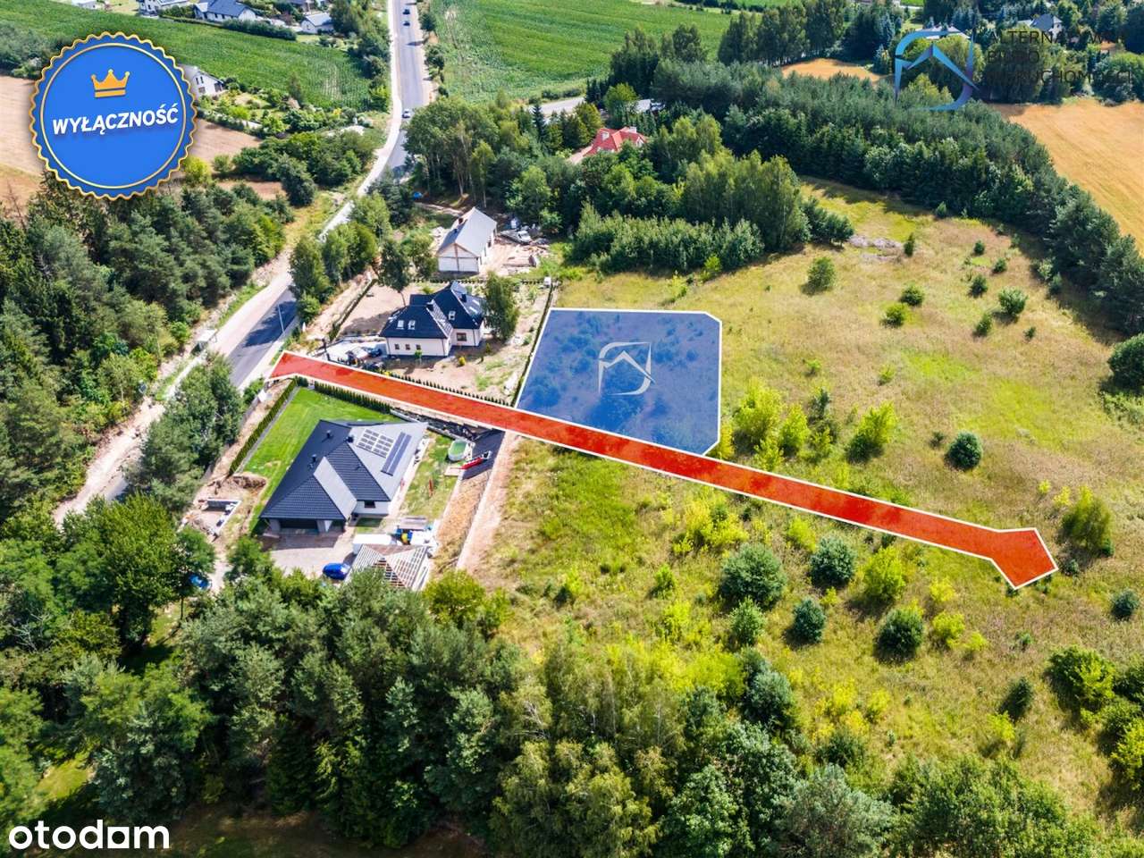 Działka budowlana w Kijanach gm. Spiczyn - Pełny obrazek: 4/7