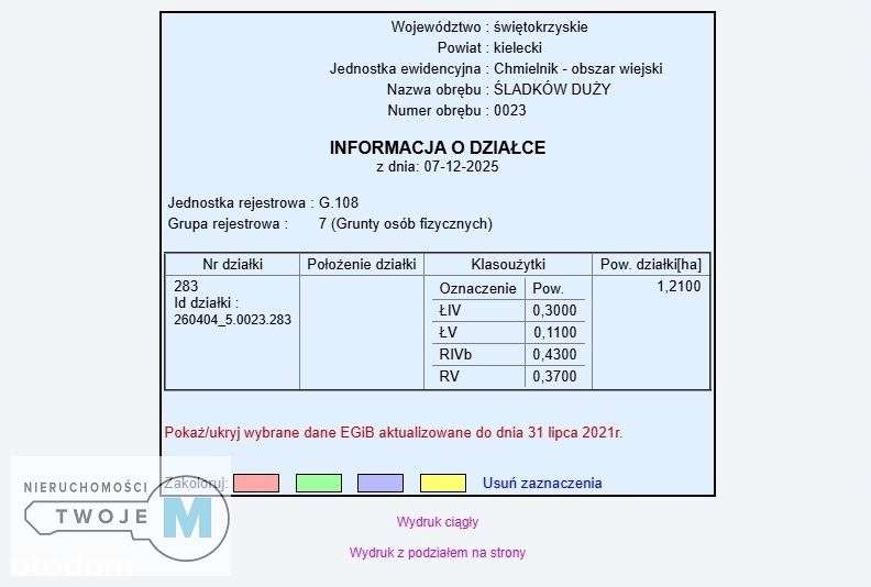 Działki rolne z lasem w Śladkowie Dużym-5