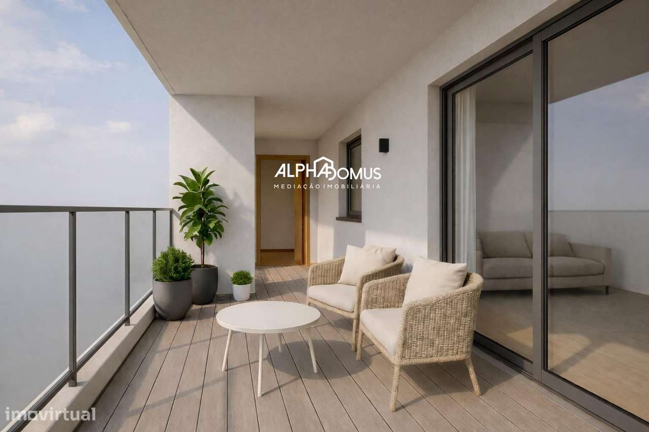 Apartamento T2 em construção em condomínio privado em Leiria-6