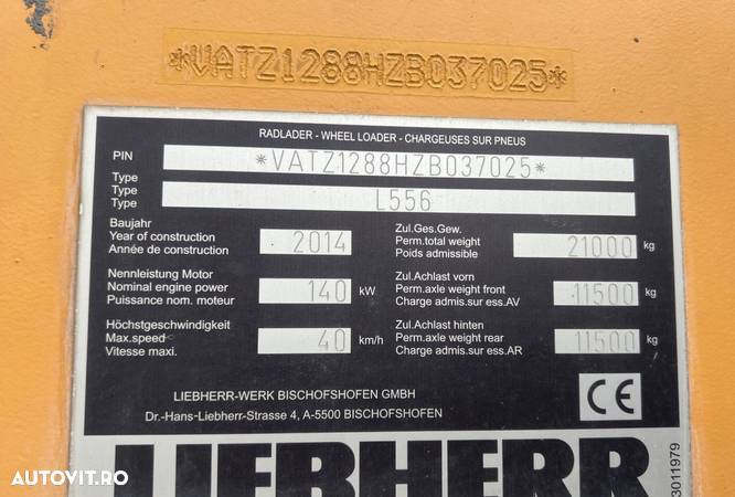 Liebherr L556 Incarcator Frontal - 5