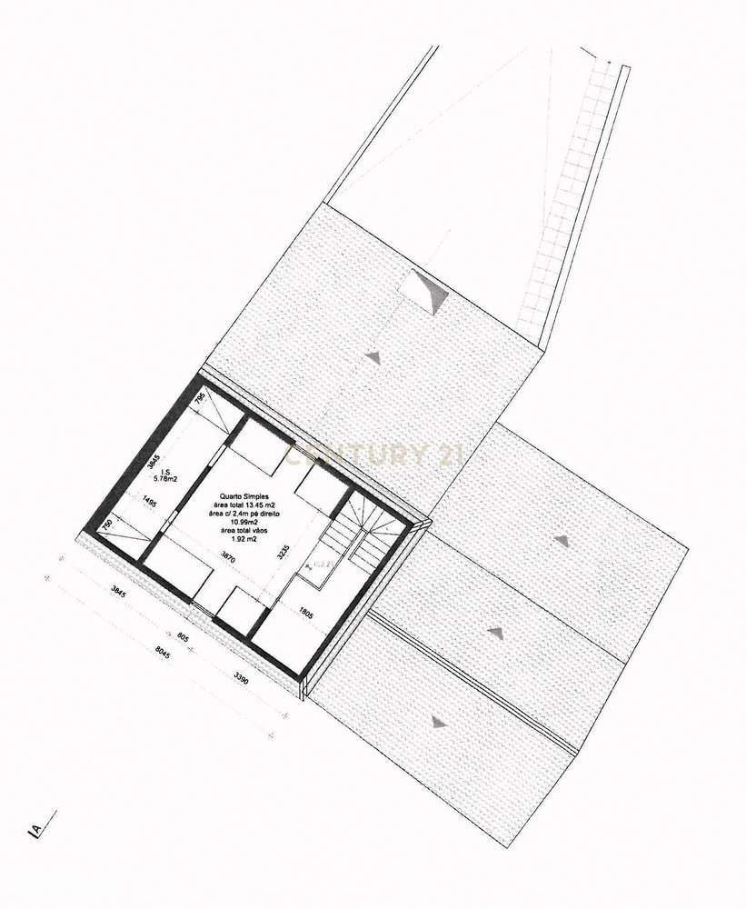Terreno Urbano com ruína e projeto aprovado para uma moradia T4 na Mou-17